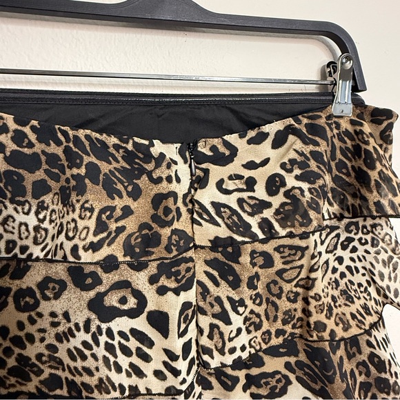 Leopard Ruffle Strapless Dress - Picture 3 of 4